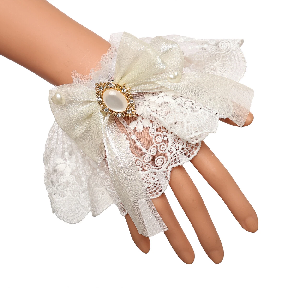 lotteri konsonant F.Kr. Women Cute Lace Wrist Cuffs Bowknot Lace Trim Lolita Maid Cosplay Accessories | eBay lotteri konsonant F.Kr. Women Cute Lace Wrist Cuffs Bowknot Lace Trim Lolita Maid Cosplay Accessories | eBay