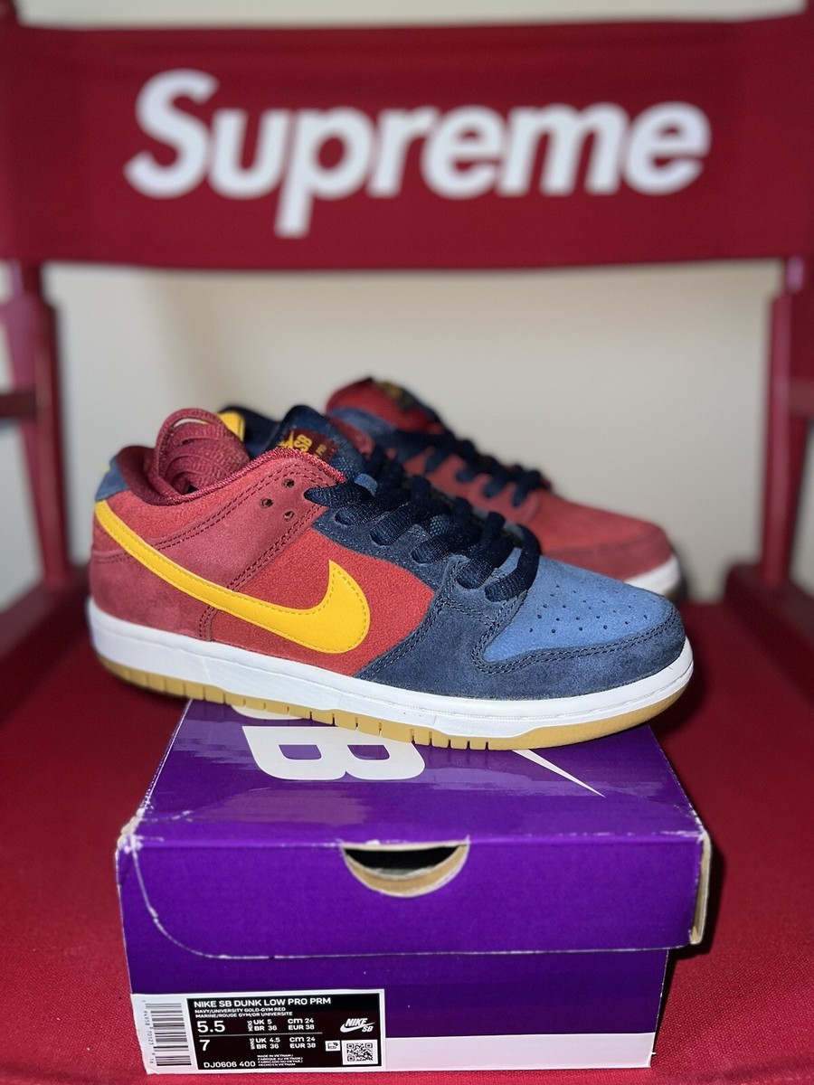 Size 5 - Nike Dunk SB Low Catalonia Barcelona Nike SB Dunk Low “Barcelona” aka “Catalonia” DJ0606-400  main image 4