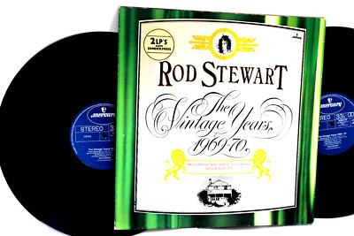 ROD STEWART: THE VINTAGE YEARS 1969-70 2 LP GERMAN PRESS 1976 MERCURY 6641414