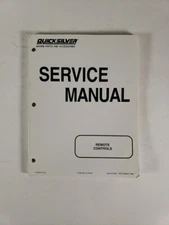 Quicksilver Marine Service Manual Remote Controls P/N 90-814705R2 1998