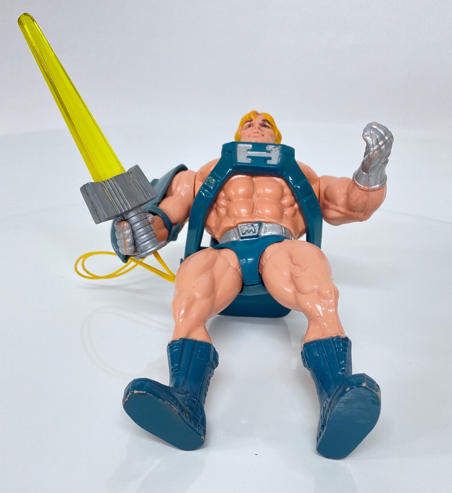 Vintage ORIGINAL & RARE Masters of the Universe Laser Light He Man