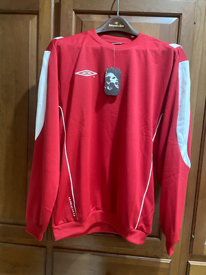 Vintage Umbra Mens (M) Retro Crew Neck Jersey Red & White NWT (Still in package)