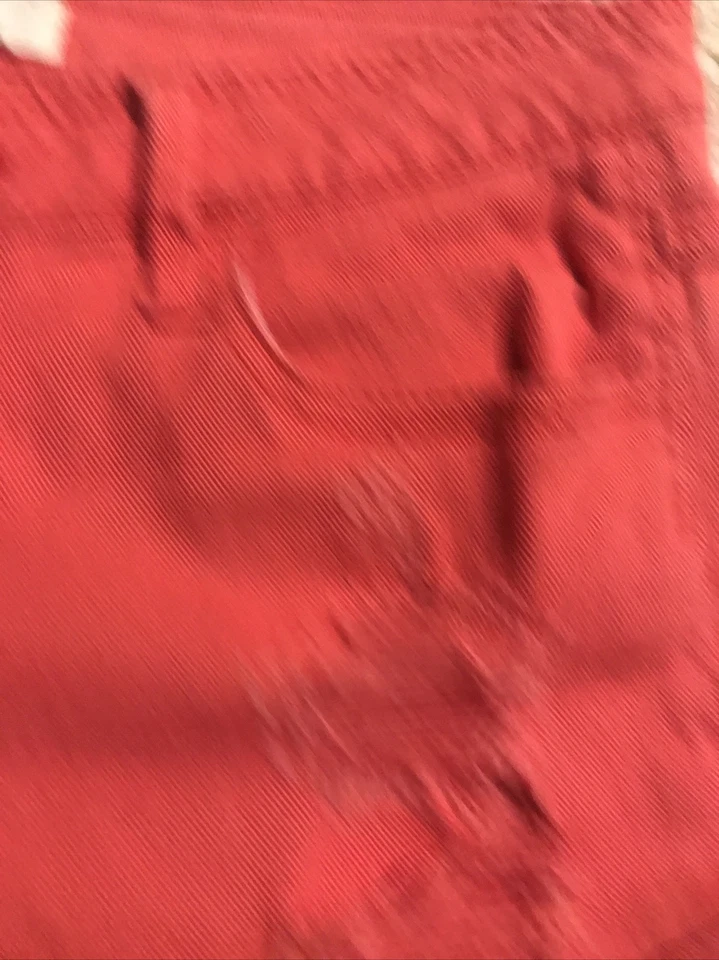 Forever 21 Denim Orange Denim Distressed Shorts Women's Size 25 (waist 30") - Image 3 of 4