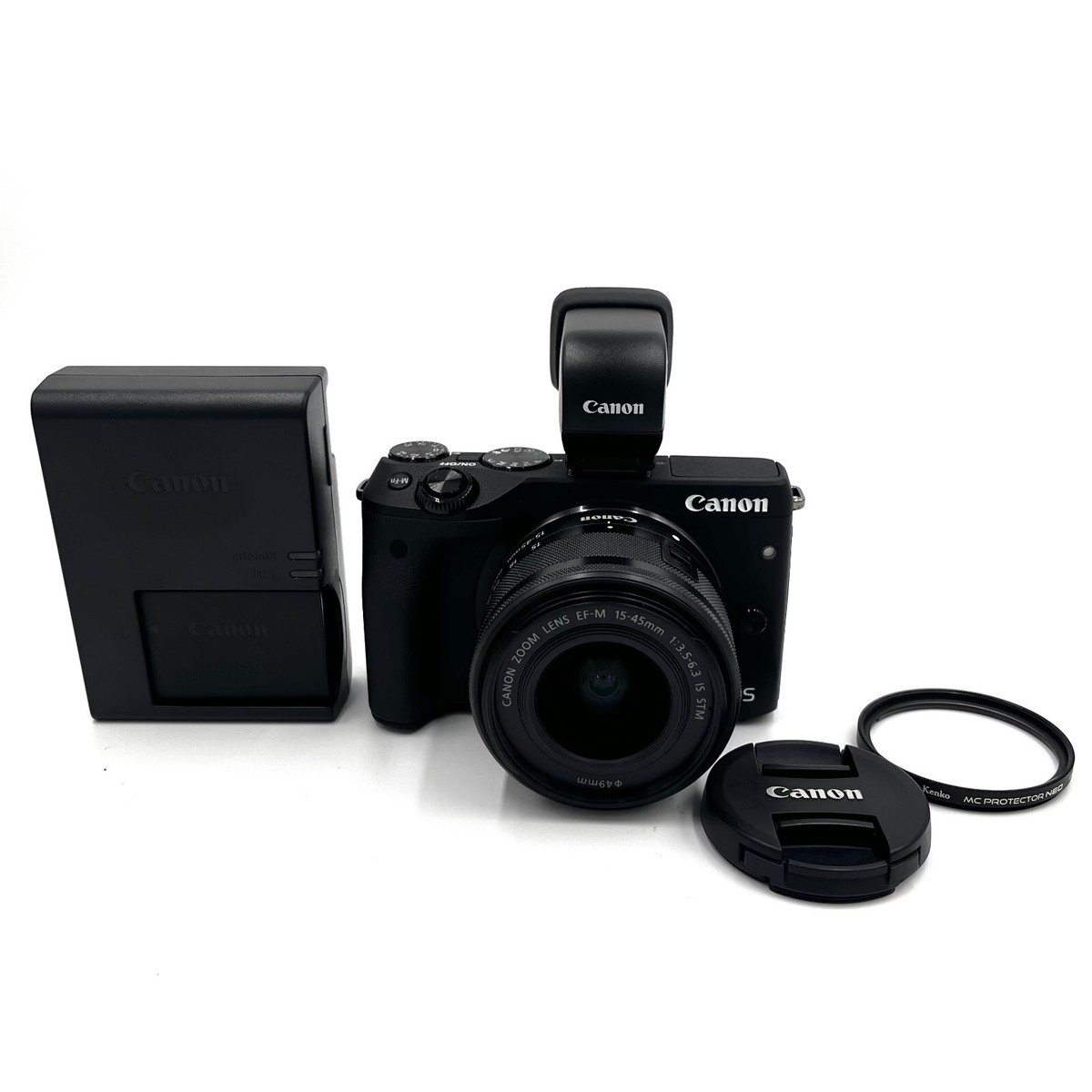 NM] Canon EOS M3 24.2MP Digital Camera Black + EF-M 15-45mm IS STM