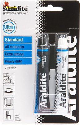Araldite Heavy Duty Epoxy Adhesive | Ultra Strong 2-Part Epoxy Glue | Solvent-Fr