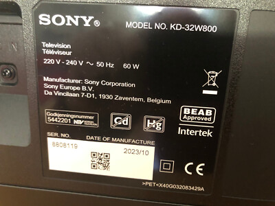 TV sony bravia 32'' LCD schwarz
