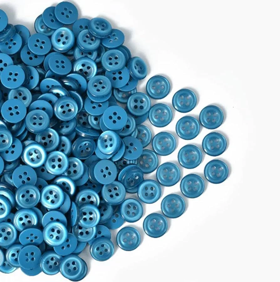 4 Hole NEVY BLUE Buttons Used in Sewing, Tailoring, Shirts, Tshirts, Dress - Image 3 of 3