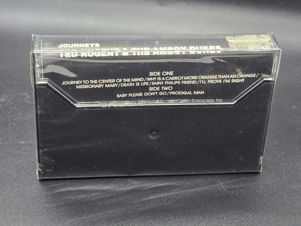 TED NUGENT & THE AMBOY DUKES-Journeys-1983 Mainstream 10 Cassette New Sealed  - Image 2 of 4