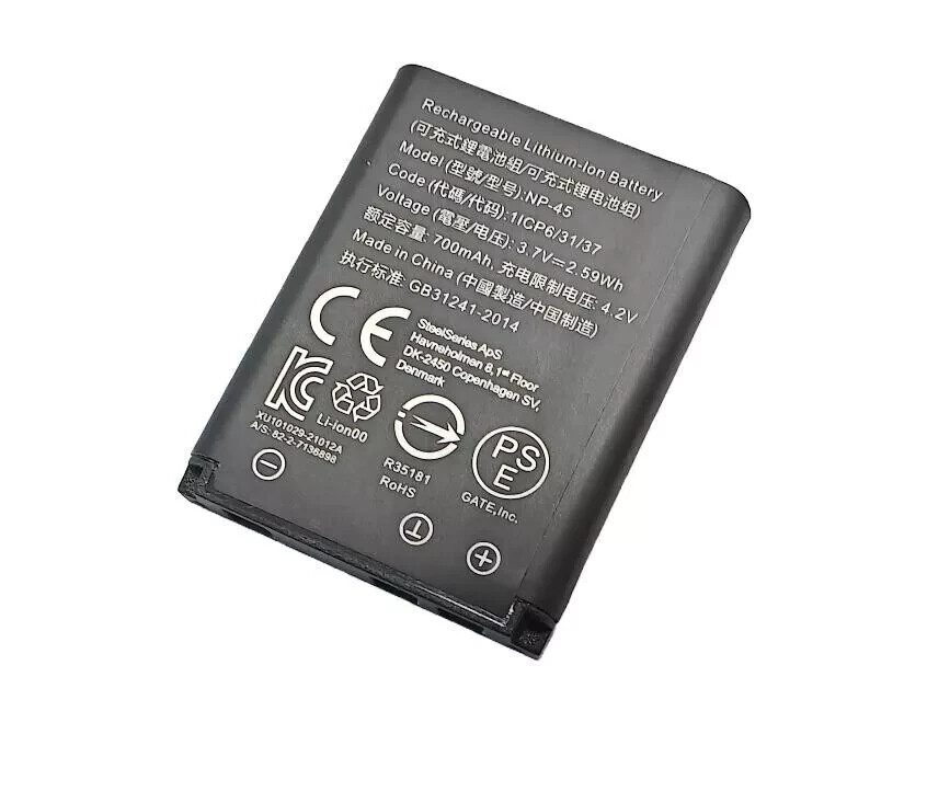 700mAh NP-45 per batteria per cuffie Bluetooth wireless SteelSeries