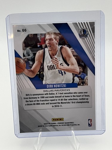 Dirk Nowitzki 2023 Panini Phoenix #66 - Imagen 2 de 2