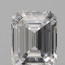 100% Natural Loose Diamond 0.18 Ct GIA Certified Emerald Cut E Color SI1 Grade 862.28 per carat
