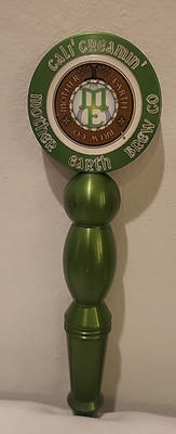 Beer Tap Handle 11  Tall Mother Earth Brew Co. Cali' Creamin'  Heavy Metal