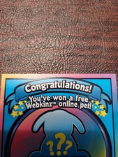 Webkinz RANDOM PET ADOPTION CODE FROM SERIES 4 - UNUSED -