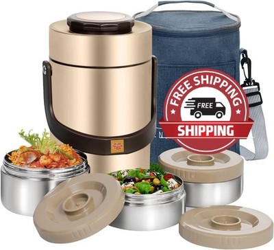 Termos Para Comida Grande 67oz Caliente Calentador De Portatil Acero Inoxidable
