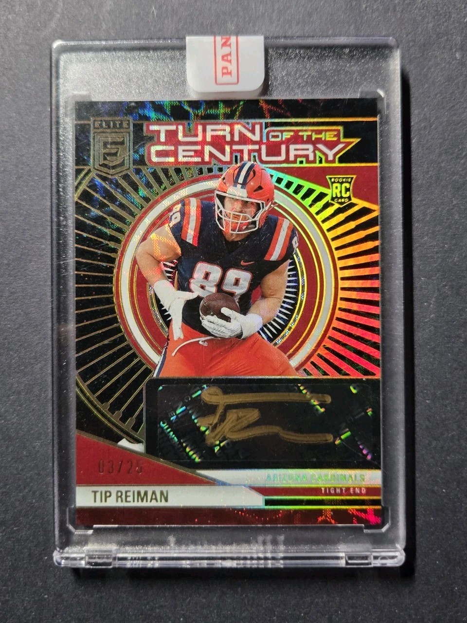 Panini Elite Tip Reiman Auto Turn Of The Century Black /25 RC #TCA-TRE