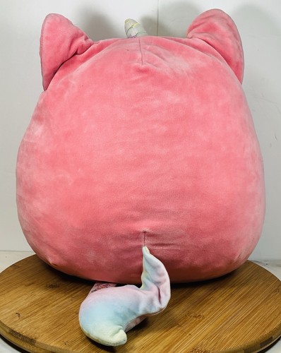 "Sienna Rosa Arco Iris Caticornio con Ojo de Estrella Original Squishmallow 12""" - Imagen 3 de 4