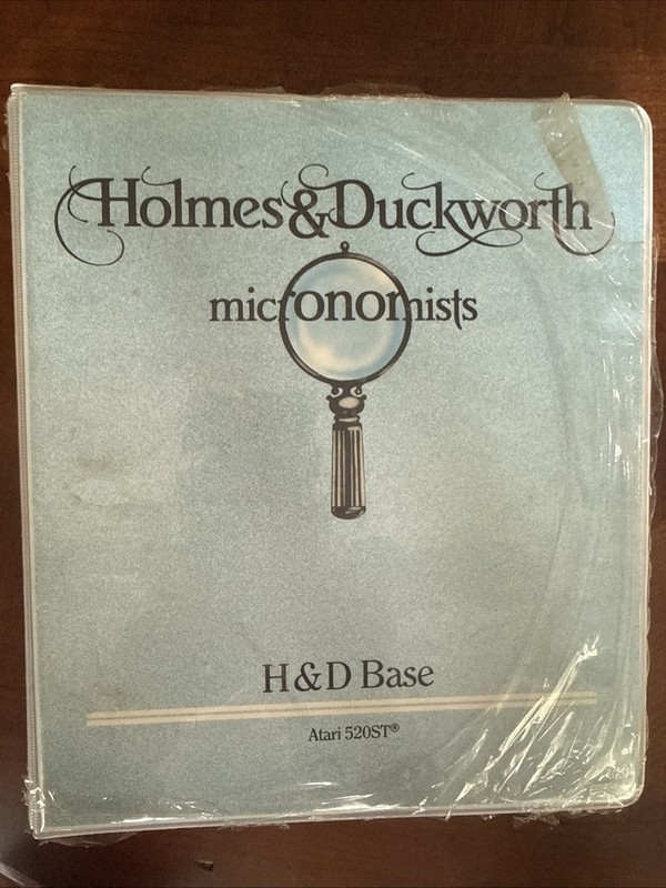 Atari ST H & D Base (Mirage, Atari ST) Relational Database Management System!