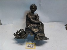 Spelter Figure From A Clock