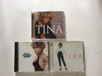 LOT OF 3 TINA TURNER CD's  ALL THE BEST (2 CD's), SIMPLY THE BEST,  24/7