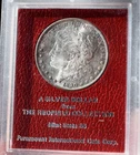 1890-S BU Morgan Dollar in Redfield Hoard Red Holder