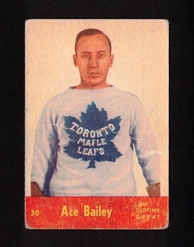 Ace Bailey #30 1955 Parkhurst card