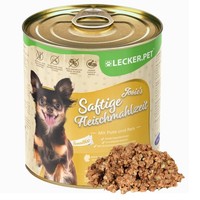 18 X 800 G Josie's Saftige Fleischmahlzeit Sensitiv Mit Pute & Reis Lecker.Pet®