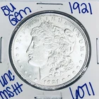 1921 BU UNCIRCULATED MORGAN SILVER DOLLAR AUTHENTIC U.S. MINT FREE SHIPPING 6071