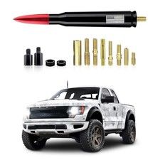 1 Pack Car Antenna Replacement, Aluminum Alloy Truck Antenna, Car Medium Red