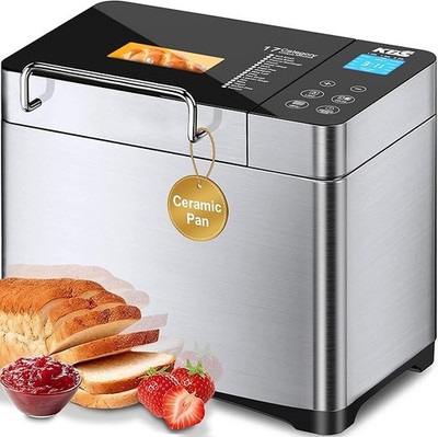17 in 1 Smart Bread Machine with Timer Keep Warm