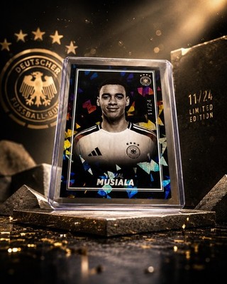 Jamal Musiala /24 Cracked Ice Panini DFB Team-Set 2024 Nationalmannschaft FOC-20