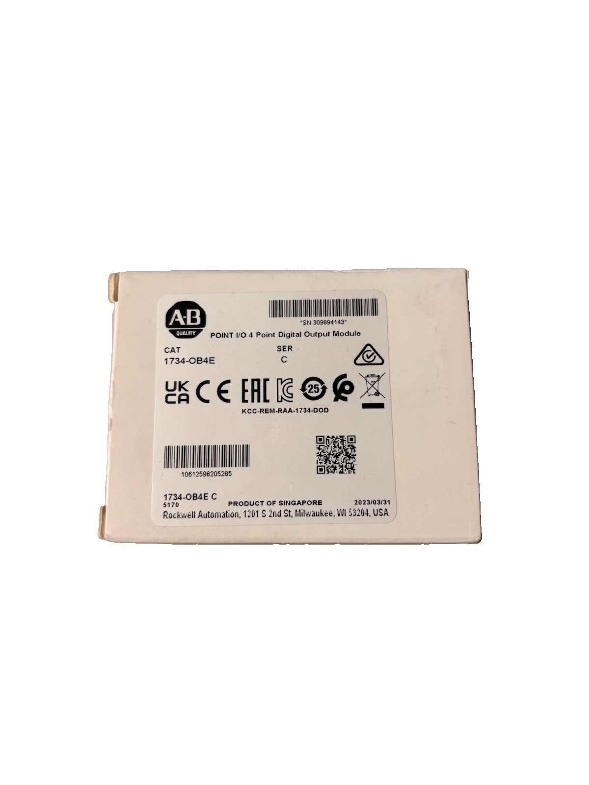 New Sealed Allen Bradley 1734-OB4E Digital Output Module Ser C