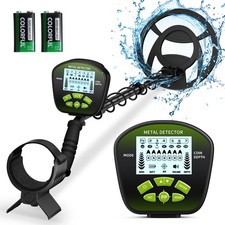 Profi Metalldetektor Metallsuchgerät 3 Modi LCD-Display IP68 Wiederaufladbare