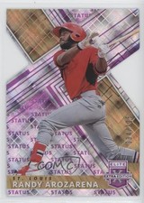 2019 Panini Elite Extra Edition Status Purple Die-Cut 34/125 Randy Arozarena 1j6