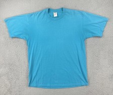 Vintage Jerzees XL Blue T Shirt Made In USA