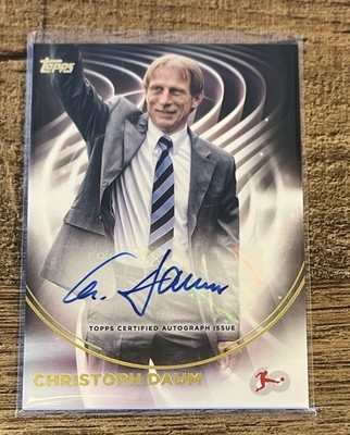 Topps Bundesliga 60 Years Celebration - Christoph Daum Autograph