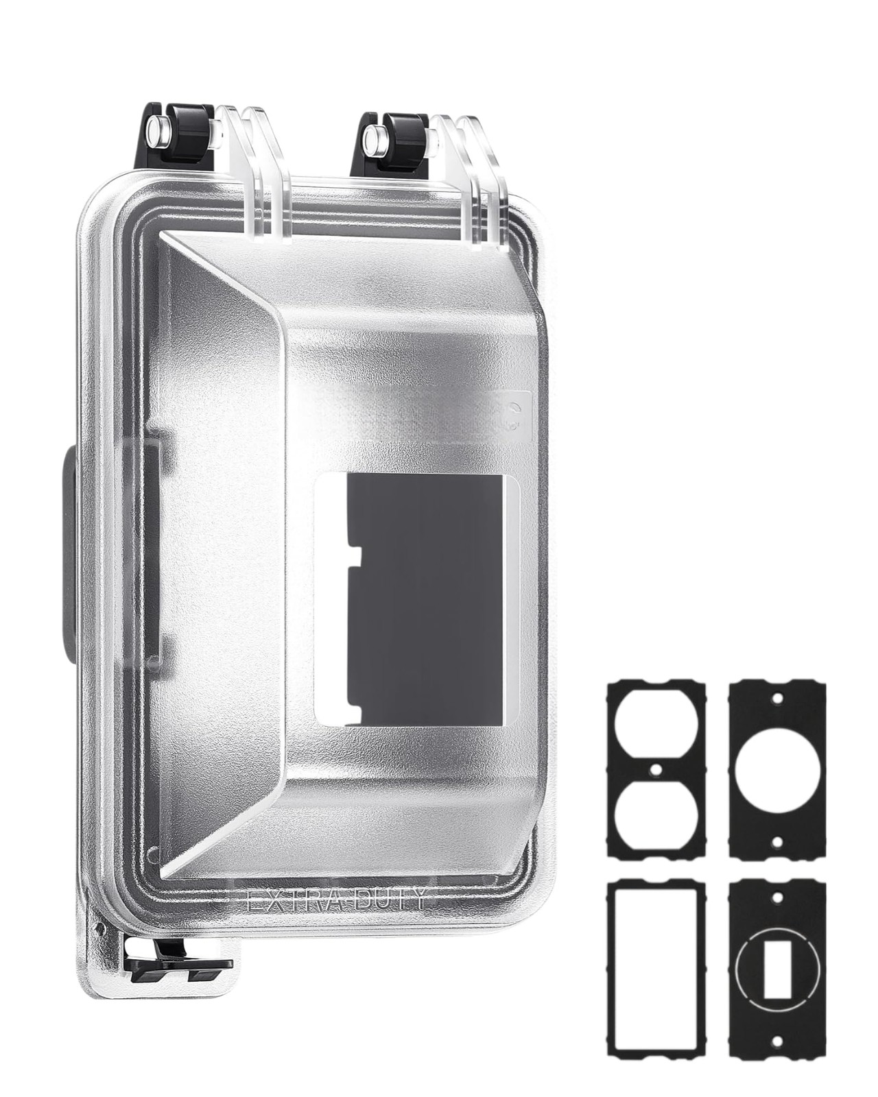 TAYMATIC 1-Gang Outdoor Outlet Cover,Weatherproof PC Clear