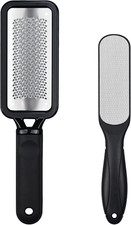 Foot Files Callus Remover 2 Pcs Stainless Steel Professional Pedicure Foot Rasp