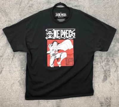 Ripple Junction One Piece Luffy Shirt Mens 3XL Black Anime Graphic Tee