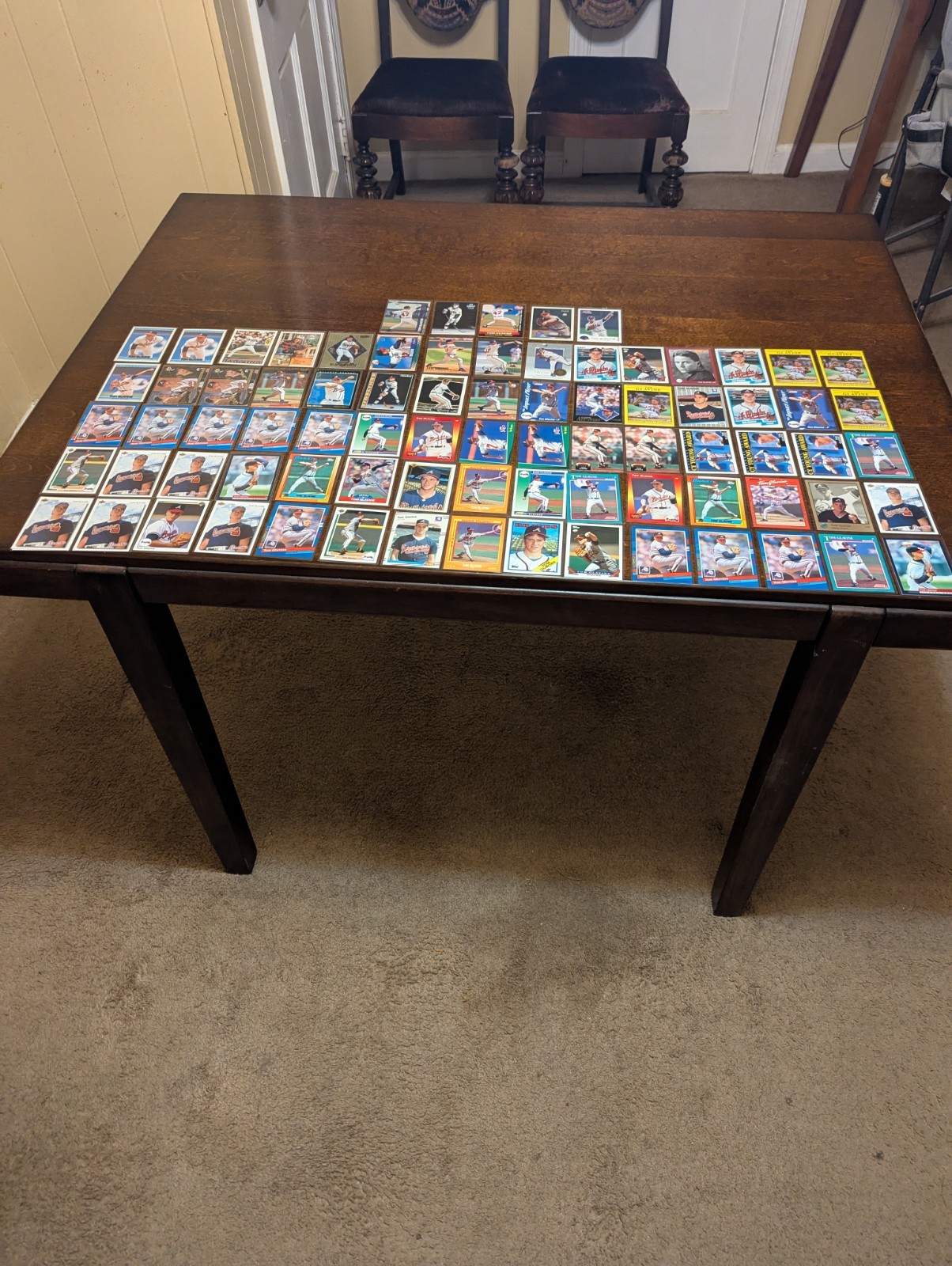 Buy all my Tom Glavine Baseball Cards. 80 cards = $25. Free Delivery.