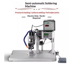 Semi-Automatic Soldering Machine Angled and Vertical Wire Soldering Equipment