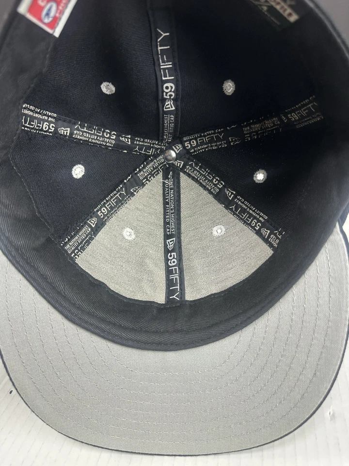 Vintage Akron Zips Hat New Era 7 3/4 59fifty 100% Wool - Image 4 of 4