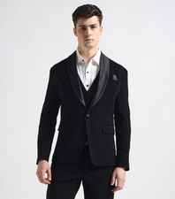 MEN Ultimate black 3pc Tuxedo Suit