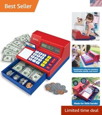 Durable Pretend Cash Register Playset for Creative Learning  Imagination