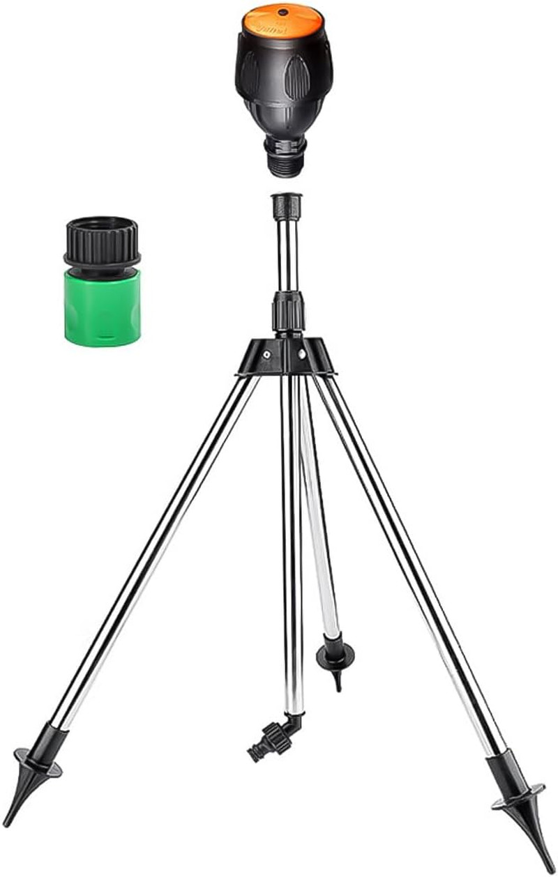 Irrigatore Automatico 360 Gradi con Treppiede | Design e Efficienza