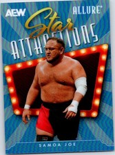 2026 UD ALLURE AEW STAR ATTRACTIONS SAMOA JOE