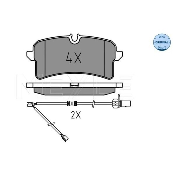 Meyle BremsbeläGe Bremsbelegsatz Hinten FüR Audi A6 Avant Porsche Macan-image