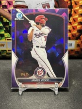2023 Bowman Chrome Sapphire James Wood Prospects Purple /25 #BCP-129