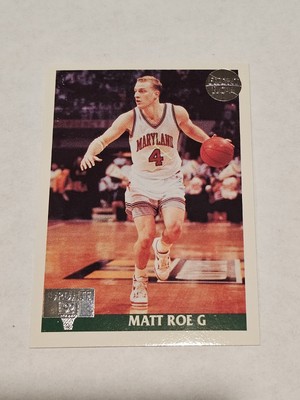 Vintage 1991 Front Row Update Matt Roe Maryland Terrapins