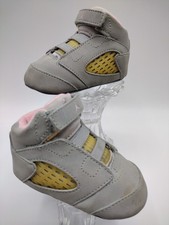 Vintage Nike Air Jordan Retro 5 Shy Pink Toddler Shoes Size 2c Girls Pre-Owned