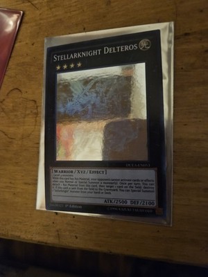 Yugioh Stellarknight Delteros DUEA-EN053 Ghost Rare 1st Ed NM